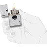 Зажигалка Zippo 24011, сталь с цветным рисунком