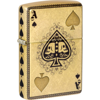 Зажигалка ZIPPO ACE OF SKULLS DESIGN 46388